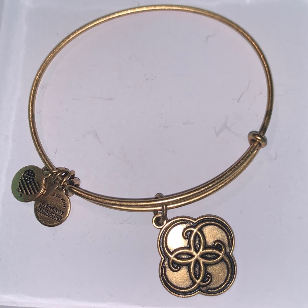 alex and ani gold bangle bracelet